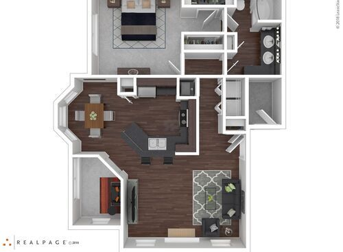 D2: Beds - 1: Baths - 1: SqFt Range - 1015 to 1015