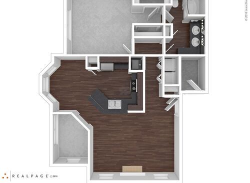 D2: Beds - 1: Baths - 1: SqFt Range - 1015 to 1015