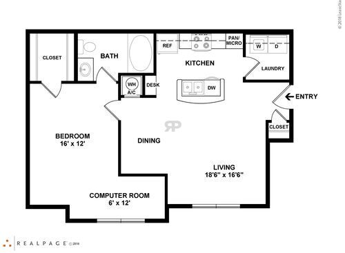 R2: Beds - 1: Baths - 1: SqFt Range - 748 to 748