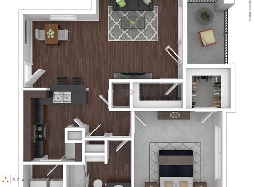 Atlanta I, II, & III: Beds - 1: Baths - 1: SqFt Range - 794 to 794