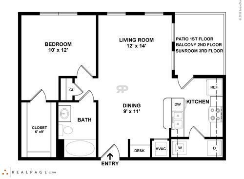 Carlton I & II: Beds - 1: Baths - 1: SqFt Range - 690 to 690