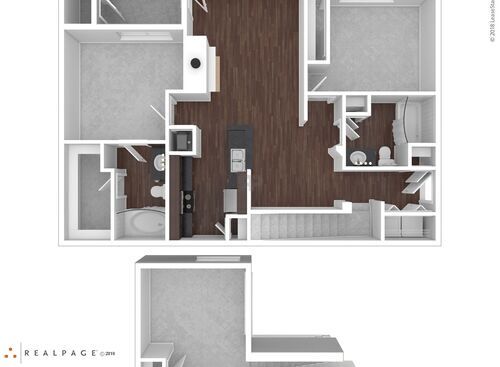 Dover Loft III: Beds - 2: Baths - 2: SqFt Range - 1248 to 1248