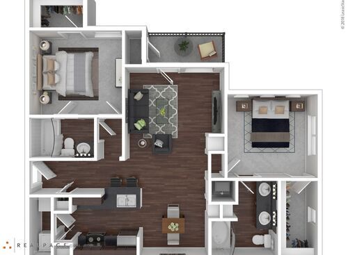 Lexington I, II, & III: Beds - 2: Baths - 2: SqFt Range - 1068 to 1068