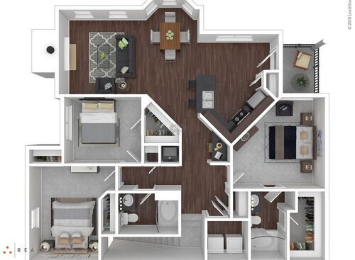 Newton TH (w/garage): Beds - 3: Baths - 2: SqFt Range - 1492 to 1492