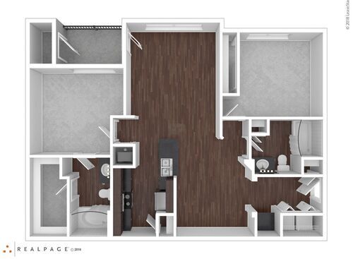 Concord I, & II: Beds - 2: Baths - 2: SqFt Range - 1098 to 1098