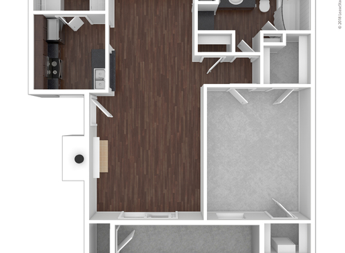 B11-1: Beds - 1: Baths - 1: SqFt Range - 711 to 711