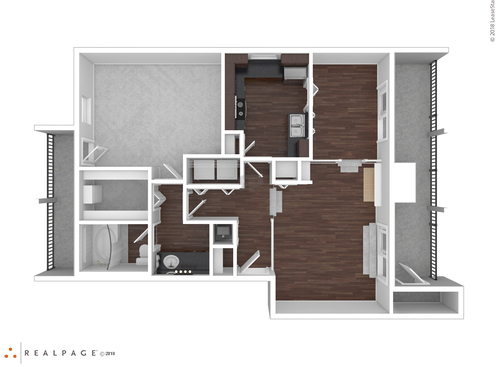 C1101: Beds - 1: Baths - 1: SqFt Range - 851 to 851