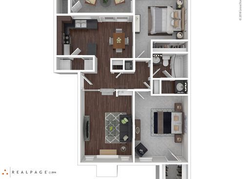 D2101: Beds - 2: Baths - 1.5: SqFt Range - 885 to 885