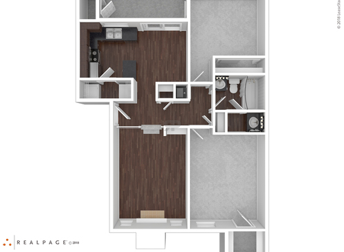 D2101: Beds - 2: Baths - 1.5: SqFt Range - 885 to 885