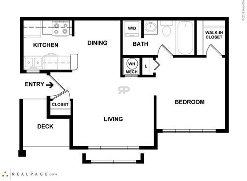 A2: Beds - 1: Baths - 1: SqFt Range - 509 to 509