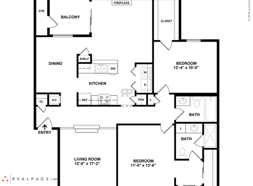 G2201: Beds - 2: Baths - 2: SqFt Range - 1193 to 1193
