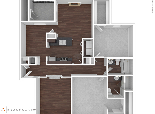 G2201: Beds - 2: Baths - 2: SqFt Range - 1193 to 1193