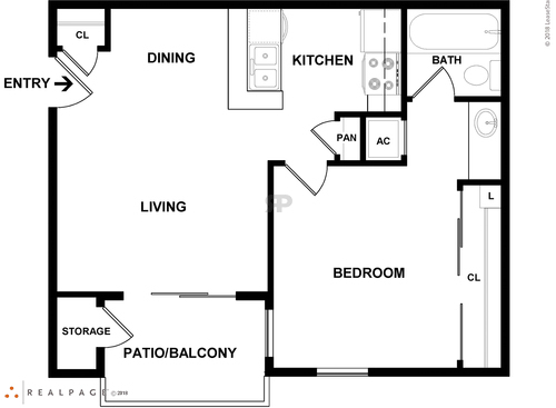 BEF01: Beds - 1: Baths - 1: SqFt Range - 485 to 485