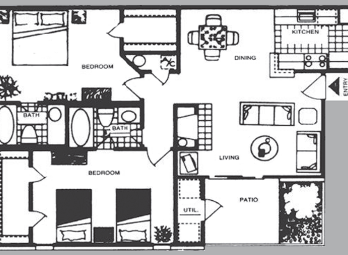 C2202: Beds - 2: Baths - 2: SqFt Range - 998 to 998