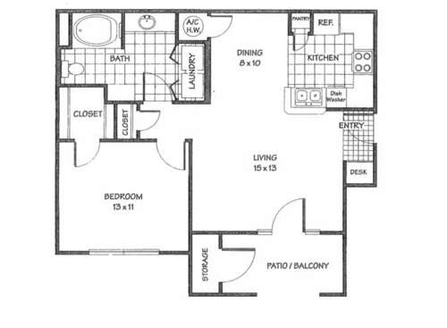B: Beds - 1: Baths - 1: SqFt Range - 727 to 727