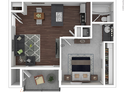 AEF01: Beds - 1: Baths - 1: SqFt Range - 465 to 465