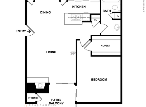 E1101: Beds - 1: Baths - 1: SqFt Range - 665 to 665