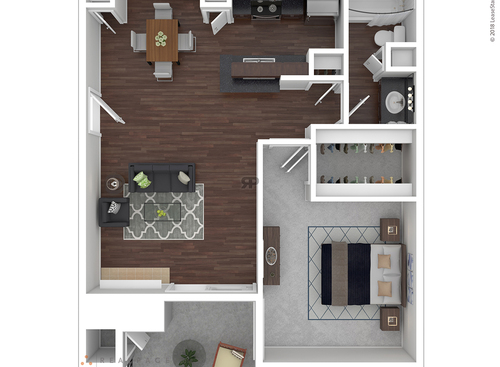 E1101: Beds - 1: Baths - 1: SqFt Range - 665 to 665