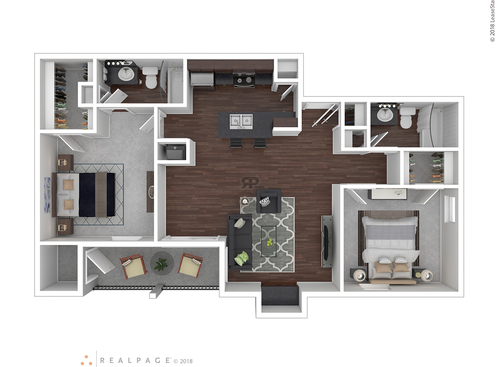 I2201: Beds - 2: Baths - 2: SqFt Range - 899 to 899