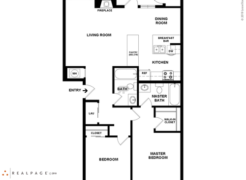 Two Bedroom Two Bath 1006sf: Beds - 2: Baths - 2: SqFt Range - 1006 to 1006