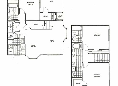 M: Beds - 3: Baths - 3: SqFt Range - 1461 to 1461
