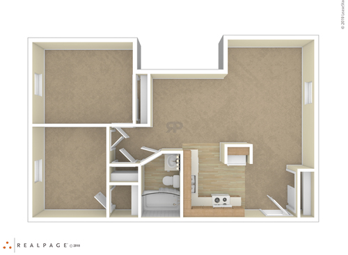 2 Bedroom: Beds - 2: Baths - 1: SqFt Range - 745 to 745