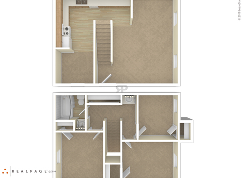 3 Bedroom: Beds - 3: Baths - 1: SqFt Range - 1055 to 1055