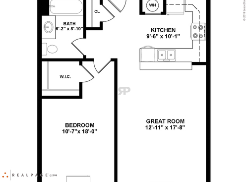 1 Bedroom: Beds - 1: Baths - 1: SqFt Range - 700 to 700