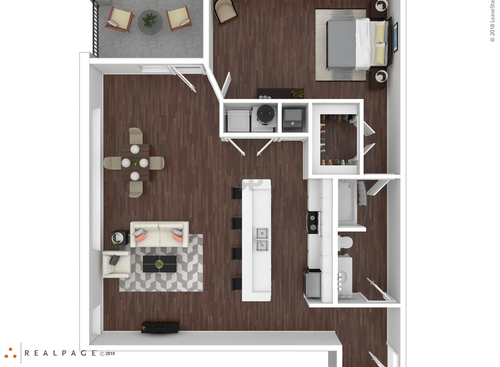 Unit A: Beds - 1: Baths - 1: SqFt Range - 1111 to 1111