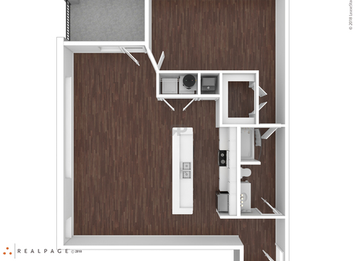 Unit A: Beds - 1: Baths - 1: SqFt Range - 1111 to 1111