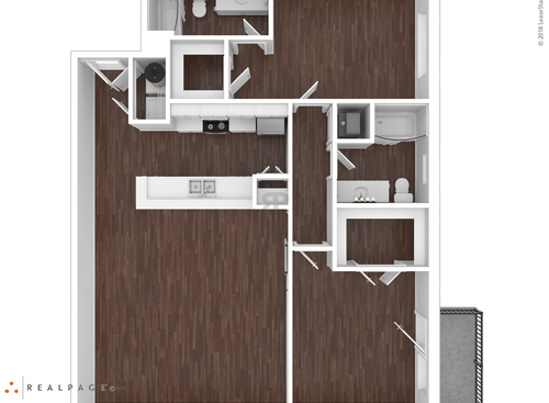 Unit E: Beds - 2: Baths - 2: SqFt Range - 1240 to 1240