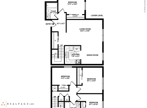 Parkview Apartments - 4 Bedroom - 4 bed - 2 bath - 1286 sf