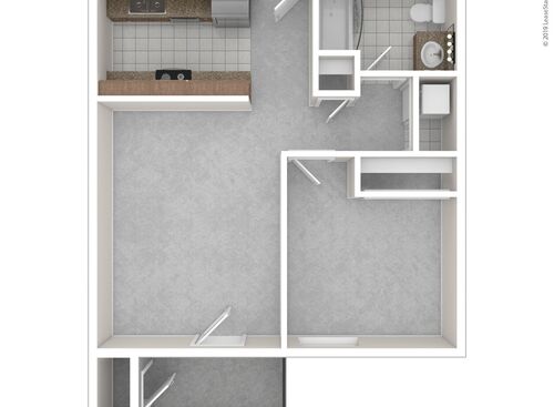 Campus Commons - One Bedroom One Bath - 1 bed - 1 bath - 625 sf