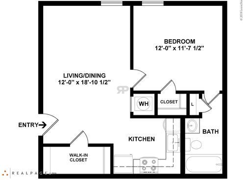 Brentwood - 1 Bedroom - 1 bed - 1 bath - 600 sf