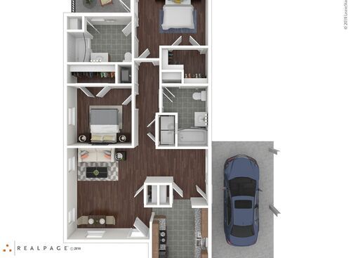 Cotton Bayou I - Two - 2 bed - 2 bath - 1196 sf