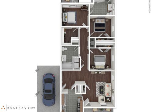 Cotton Bayou I - Three - 3 bed - 2 bath - 1332 sf