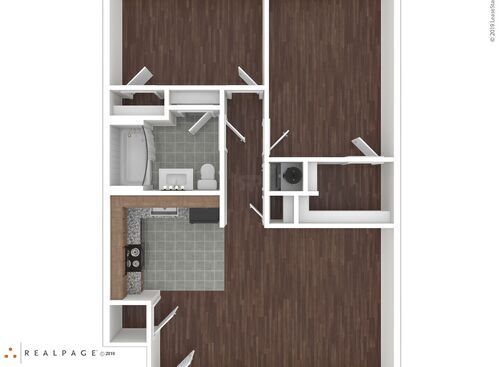 Ferriday Elderly - 2 Bedroom - 2 bed - 1 bath - 725 sf