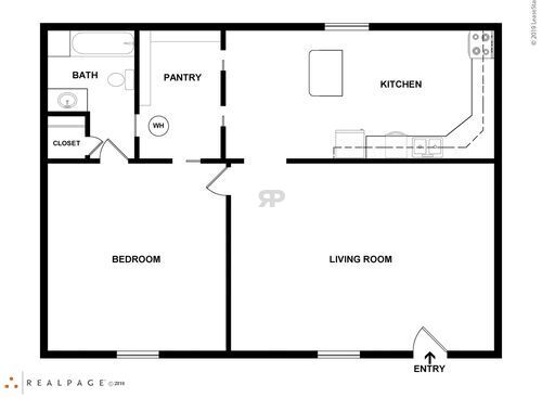Sebastopol - Singles Unit - 1 bed - 1 bath - 475 sf
