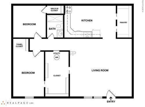 Sebastopol - Family Unit - 2 bed - 1 bath - 675 sf