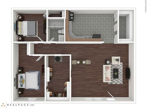 Sebastopol - Family Unit - 2 bed - 1 bath - 675 sf