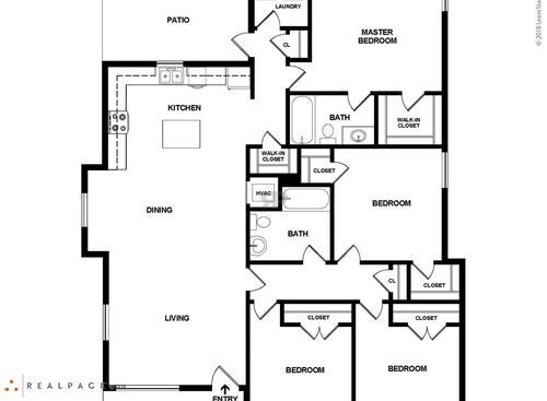 Monet Acres Estates  - 4H - 4 bed - 2 bath - 1604 sf