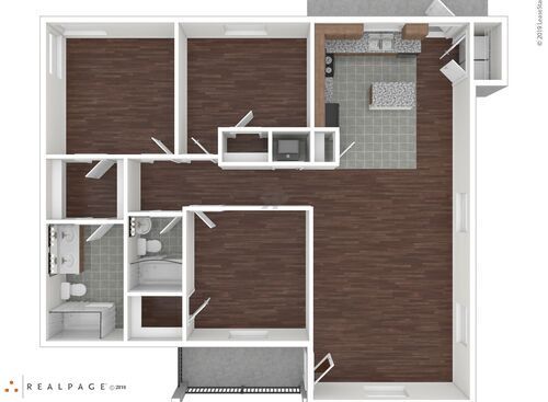 Monet Acres Estates  - 3H - 3 bed - 2 bath - 1313 sf