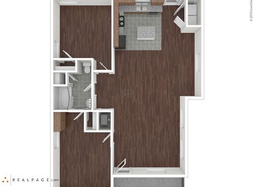 Monet Acres Estates  - 2H - 2 bed - 1 bath - 1129 sf