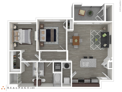 B1: Beds - 2: Baths - 2: SqFt Range - 960 to 960