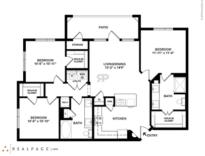 C1: Beds - 3: Baths - 2: SqFt Range - 1154 to 1154