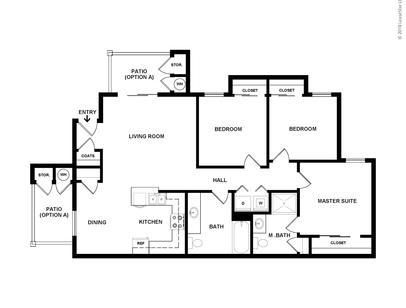 The Sycamore : Beds - 3: Baths - 2: SqFt Range - 1125 to 1125