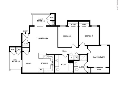 The Sycamore : Beds - 3: Baths - 2: SqFt Range - 1125 to 1125