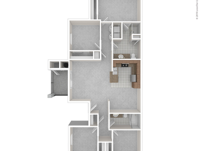 The Aspen: Beds - 4: Baths - 2: SqFt Range - 1350 to 1350