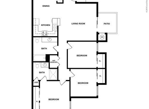 Westberry Square Apartments - Three Bedrom Two Bath - 3 bed - 2 bath - 1100 sf