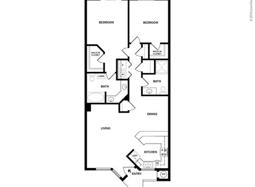 Westwood Bluffs--A 55+ Community - The Sequoia - 2 bed - 2 bath - 1124 sf